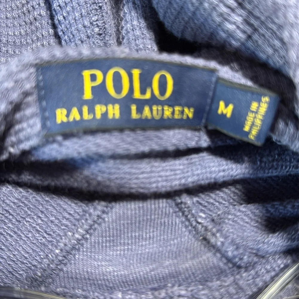 Polo Ralph Lauren Fleece Hoodie Color: Blue Size-M